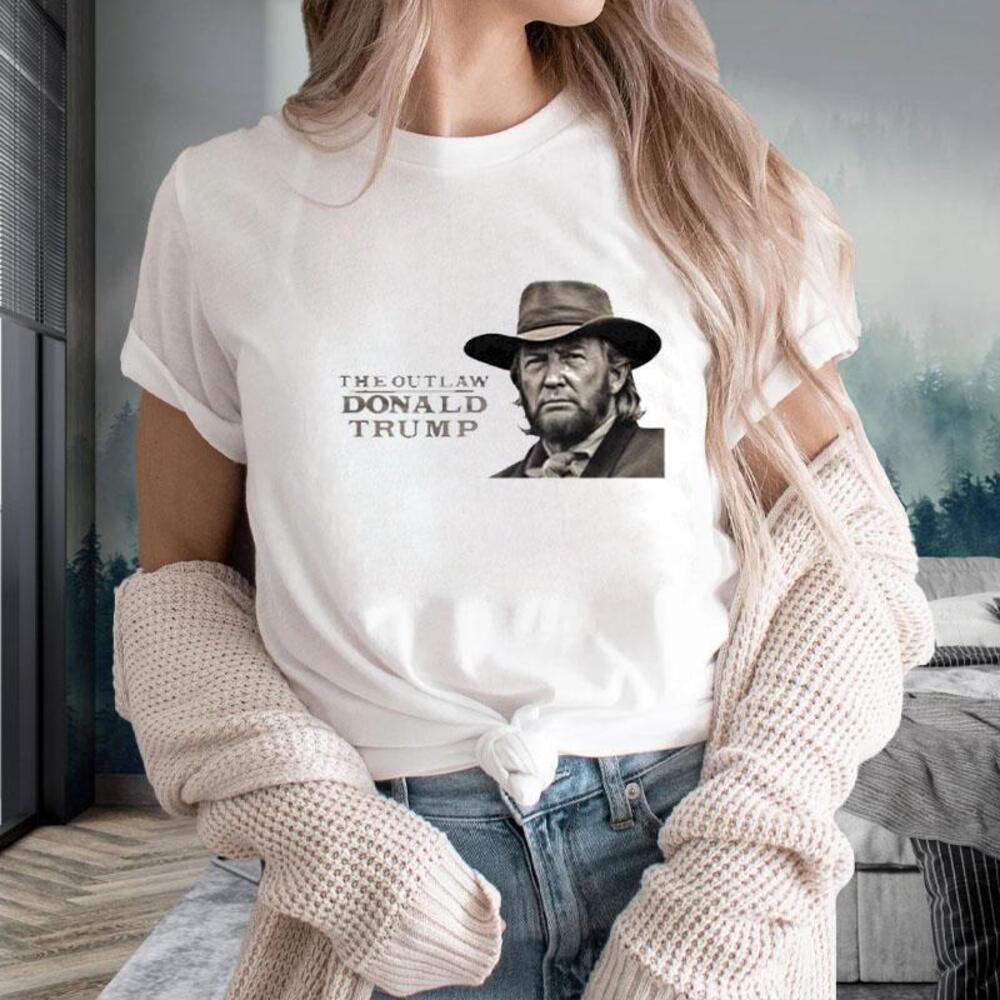 The Outlaw Donald Trump Cowboy Tshirt